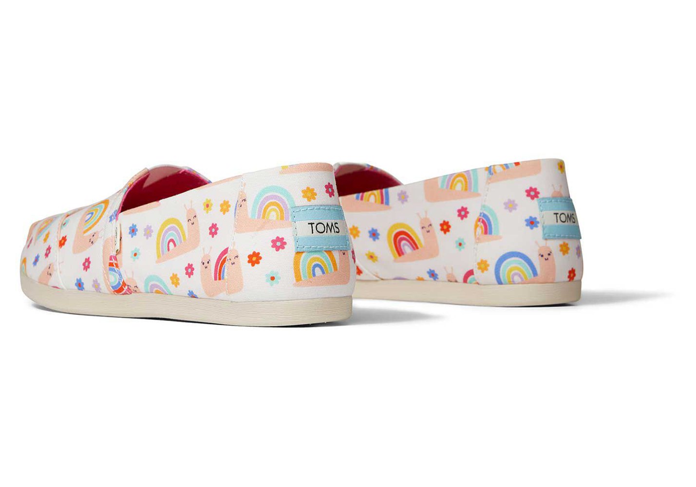 Toms Espadryle Damskie Kolorowe - Alpargata Rainbow Snails - 58PZRMFGV